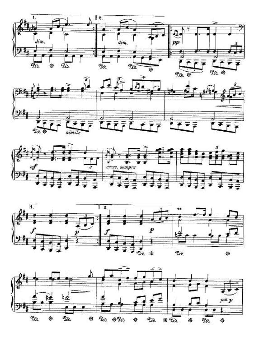 斯拉特舞曲 Slatter Op.72钢琴谱