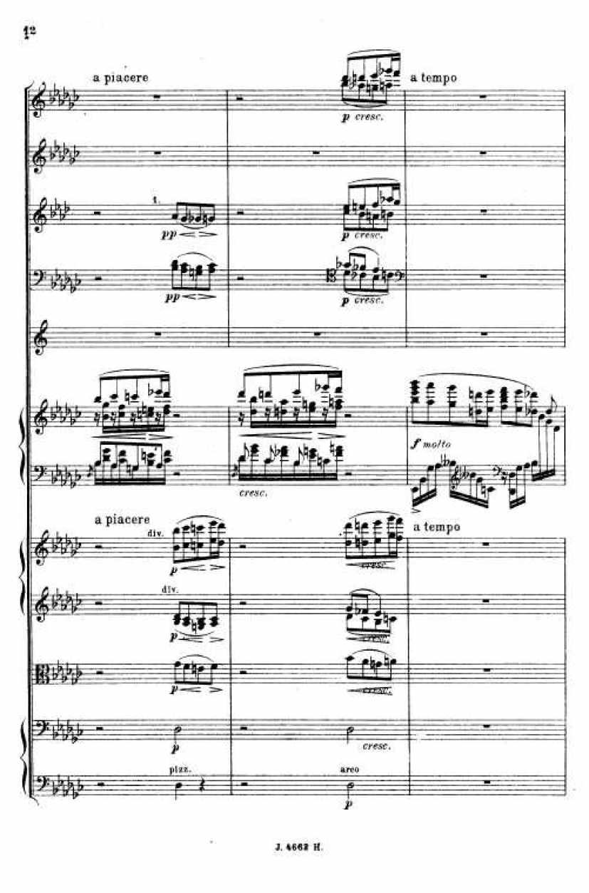 叙事曲 Ballade for Piano and Orchestra Op.19钢琴谱