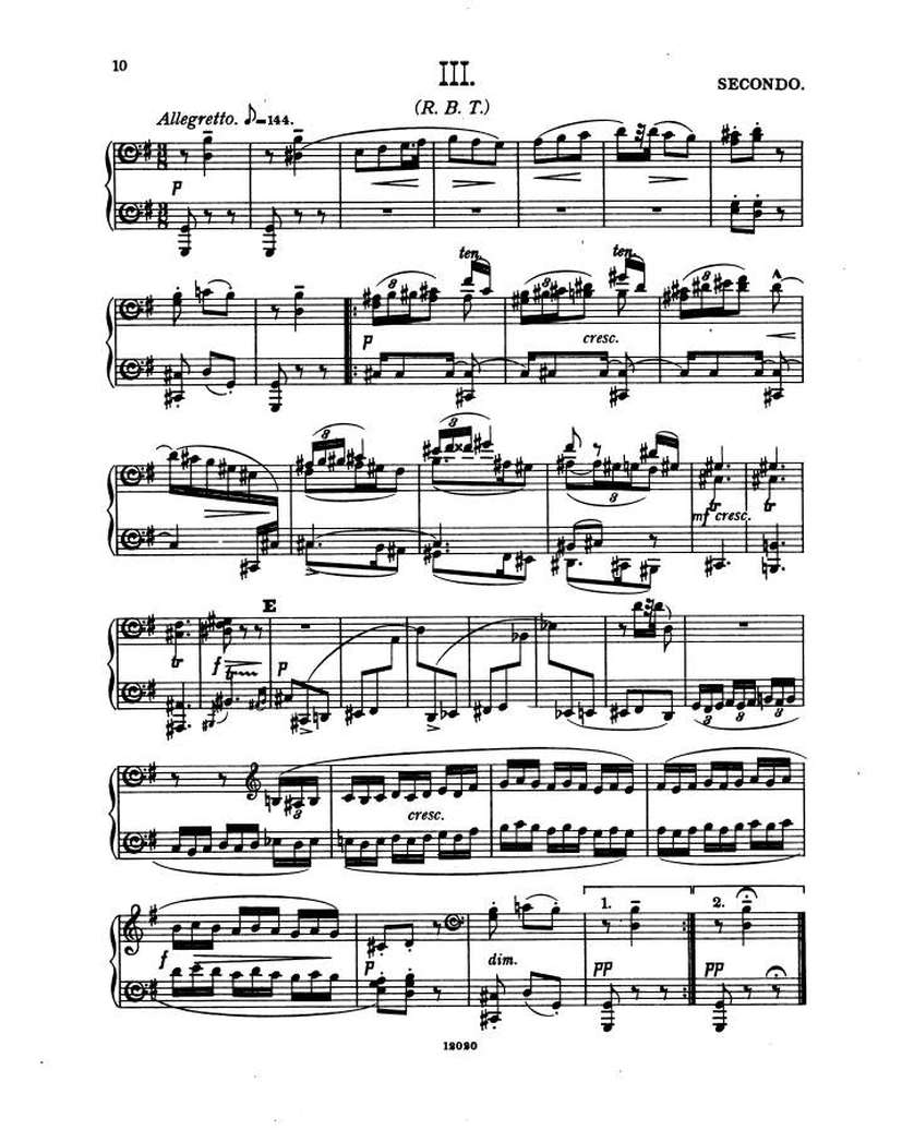 谜的变奏曲 Enigma Variations Op.36 Elgar,4钢琴谱