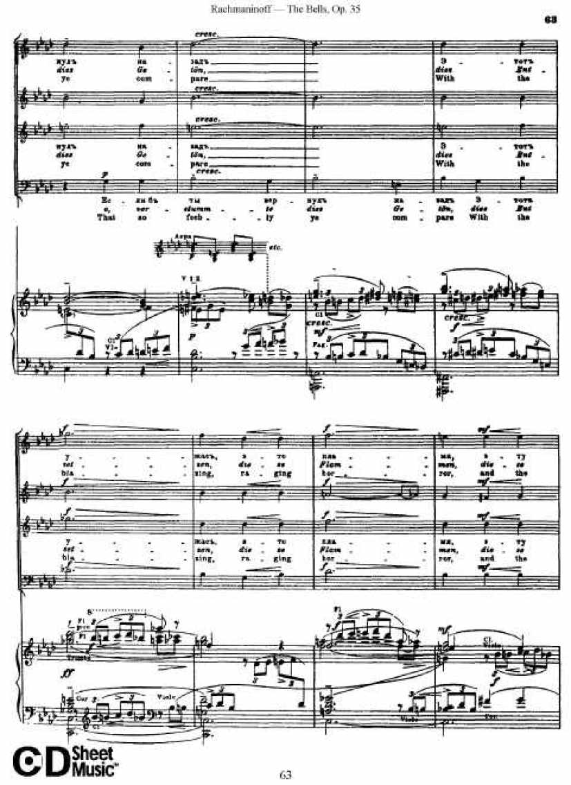 Rachmaninov_op.35_The Bells_vocal钢琴谱