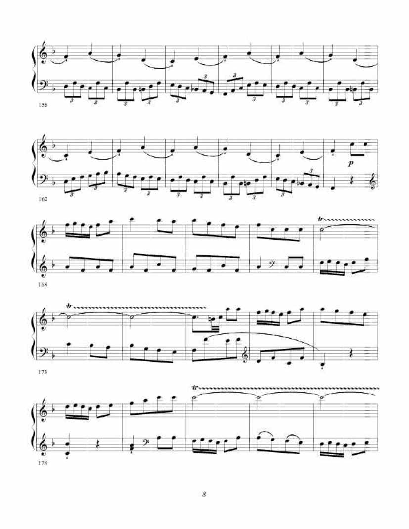 Clementi_op.1a_No.1_Sonate_F钢琴谱