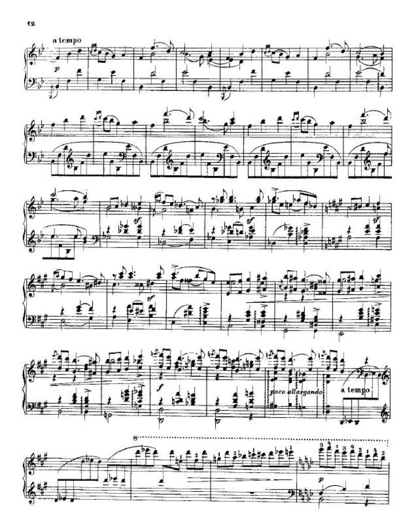 降b小调第二钢琴奏鸣曲 Piano Sonata No.2 in b钢琴谱