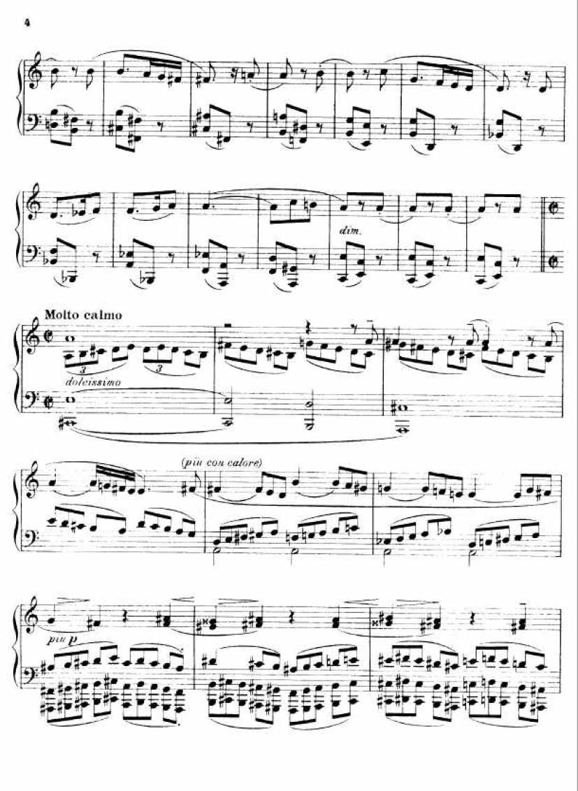 Busoni Sonatina a钢琴谱