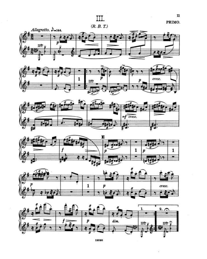 谜的变奏曲 Enigma Variations Op.36 Elgar,4钢琴谱