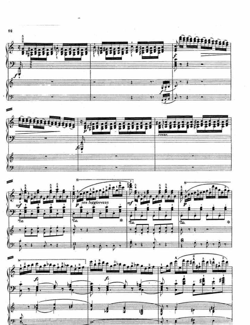 a小调钢琴协奏曲 Piano Concerto in a Minor Op.85钢琴谱