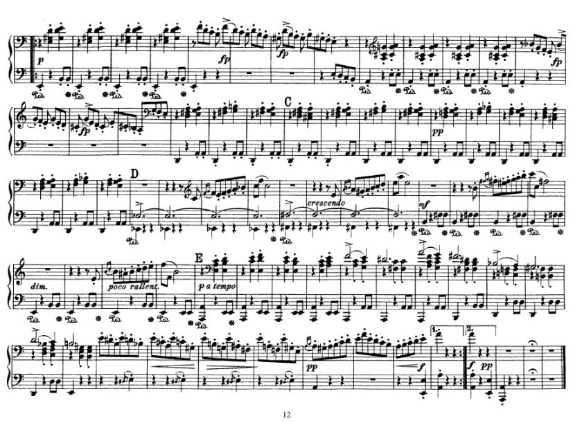 Peer Gynt Suite no.1钢琴谱