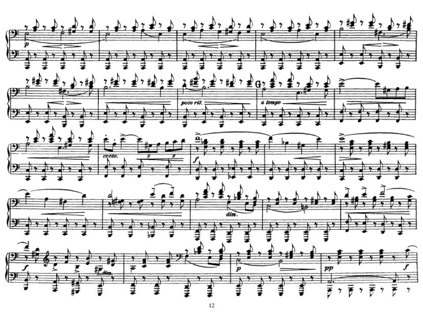 Peer Gynt Suite no.2钢琴谱