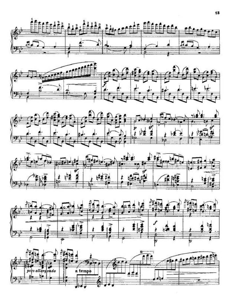 降b小调第二钢琴奏鸣曲 Piano Sonata No.2 in b钢琴谱