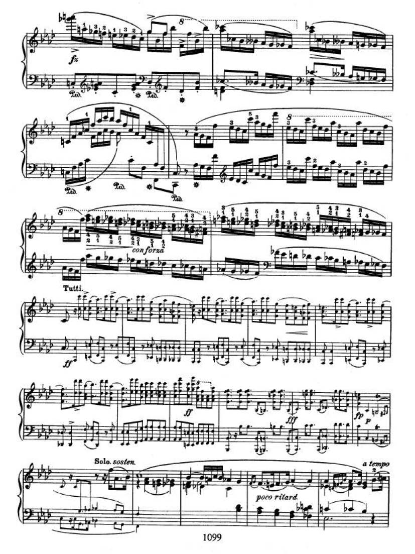 f小调第二钢琴协奏曲 Op.21 Piano Concerto No.2 in f Minor Op.21钢琴谱