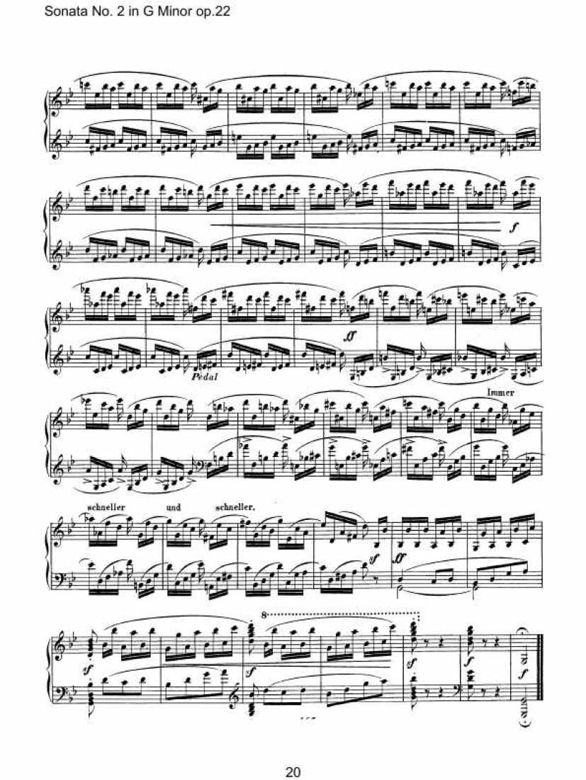 Schumann_op.22_Sonata钢琴谱