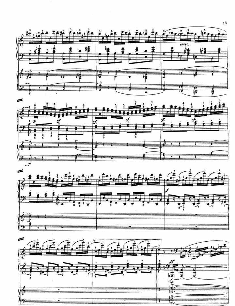 a小调钢琴协奏曲 Piano Concerto in a Minor Op.85钢琴谱