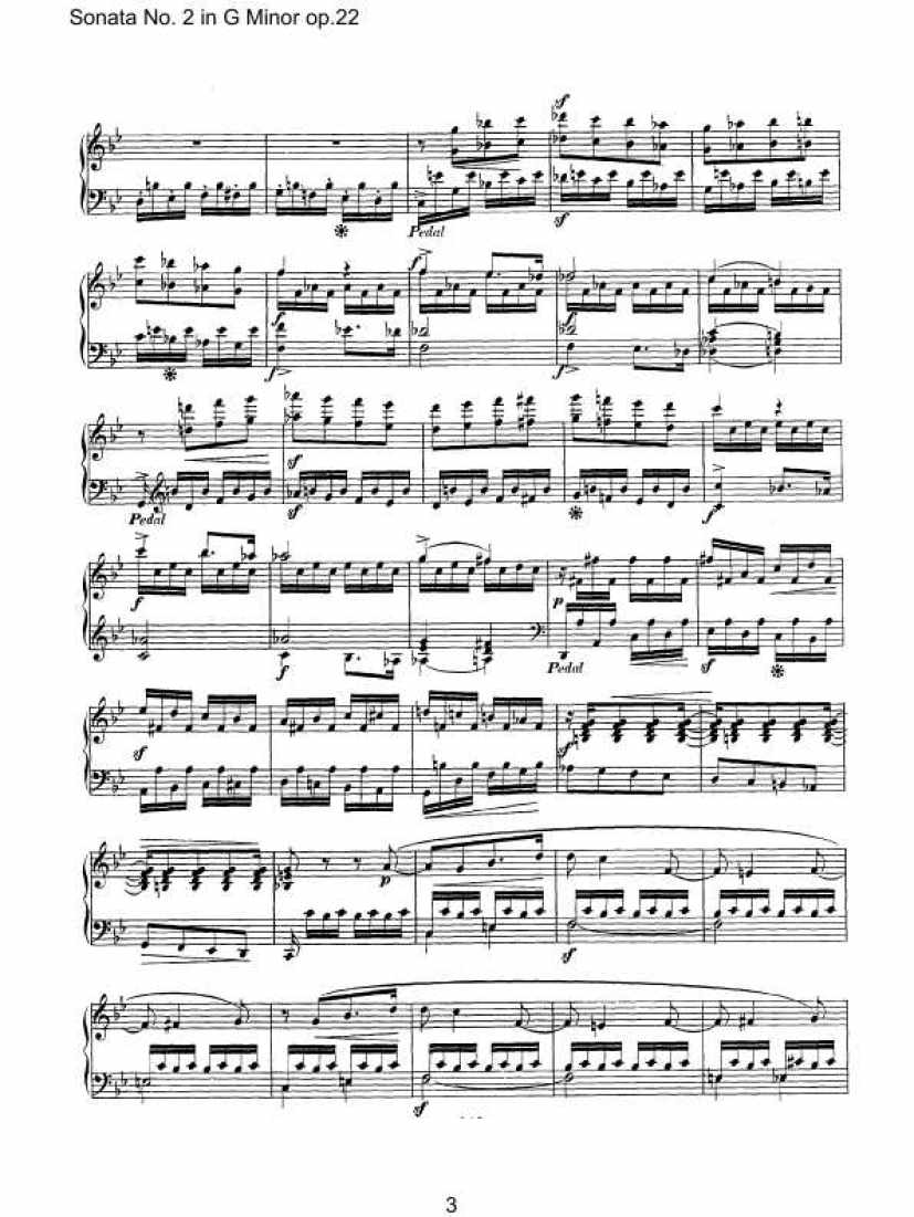 Schumann_op.22_Sonata钢琴谱