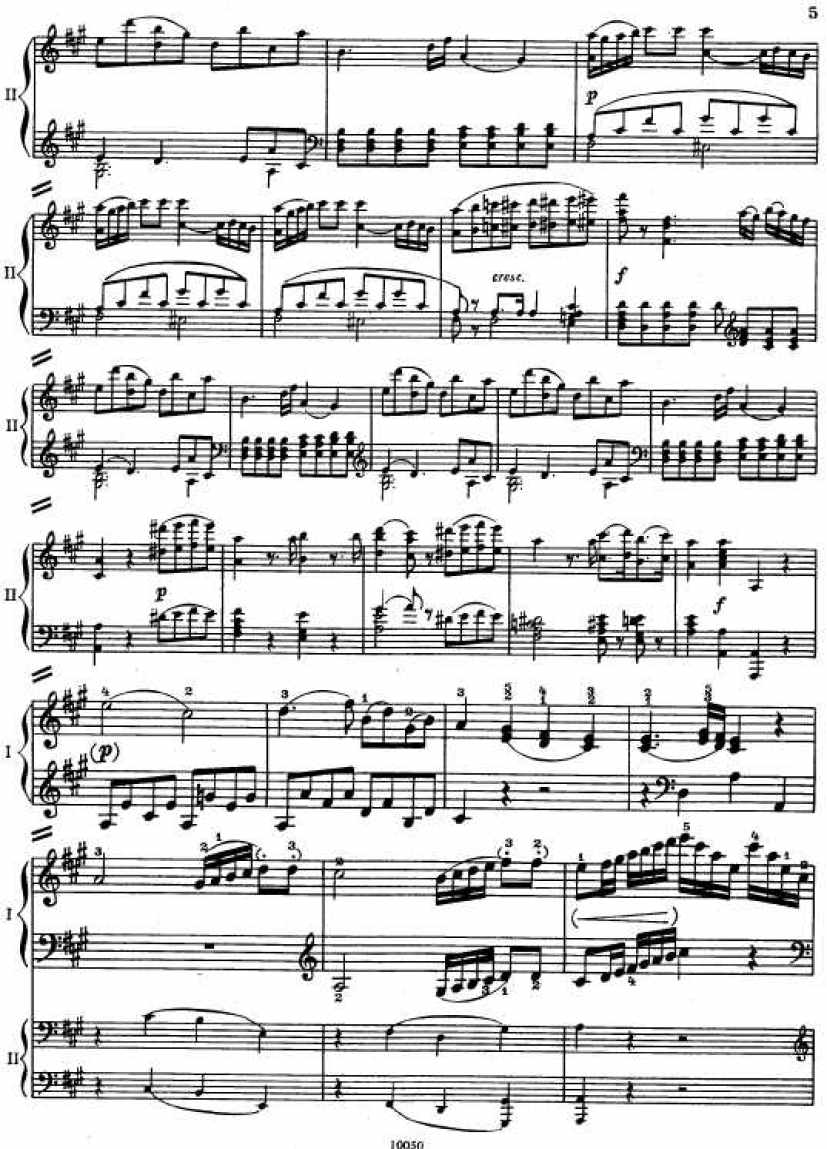 Mozart_Piano Concerto no23_4钢琴谱