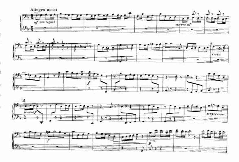 F大调第二勃兰登堡协奏曲 Brandenburg Concerto No.2 in F Major BWV.1047钢琴谱