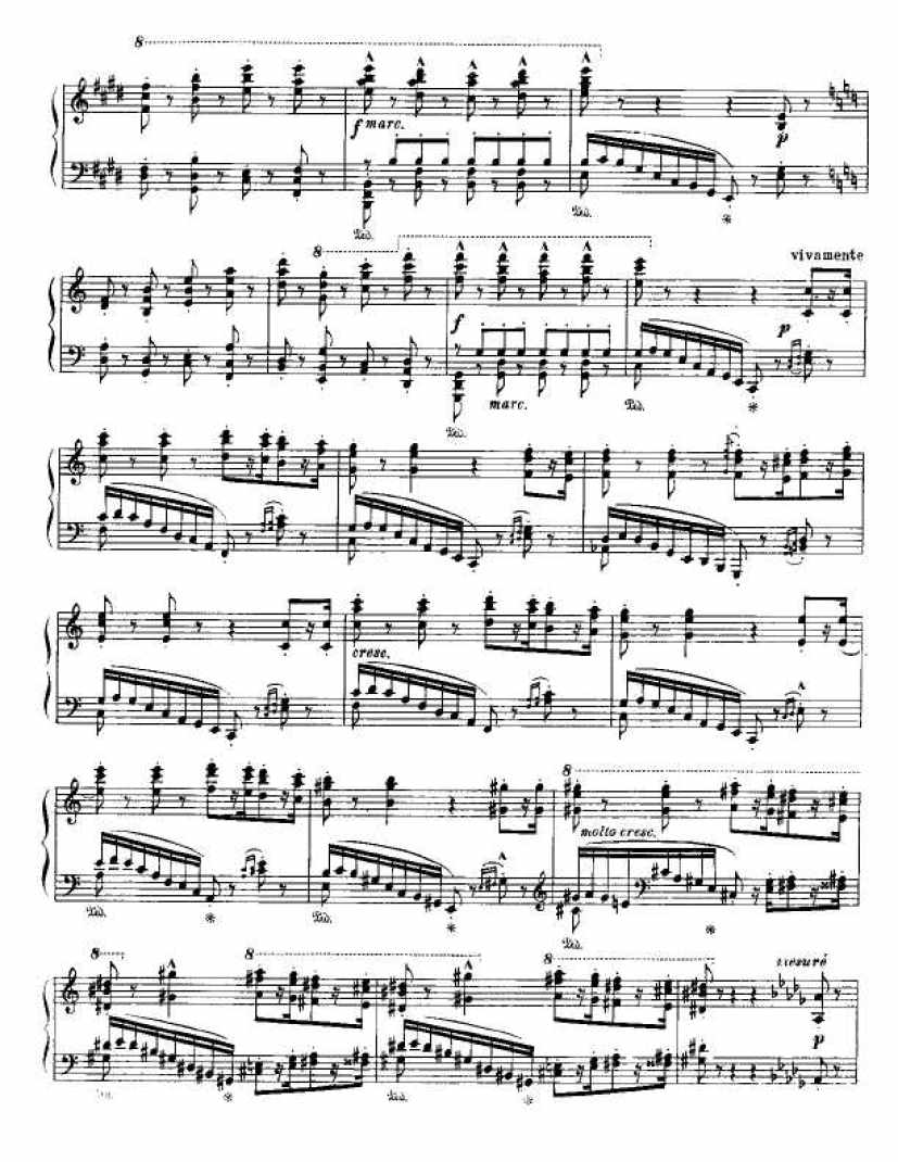 Liszt (Bellini)钢琴谱