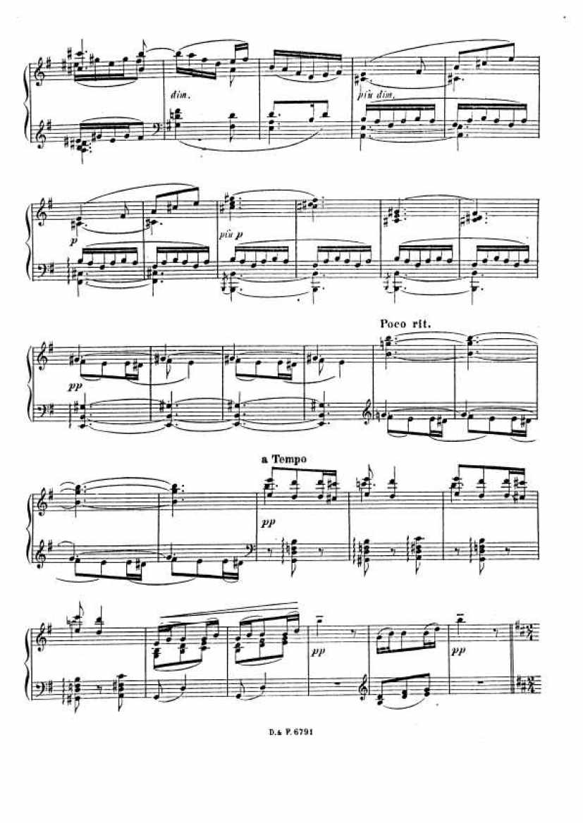 durand_debussy_petite钢琴谱