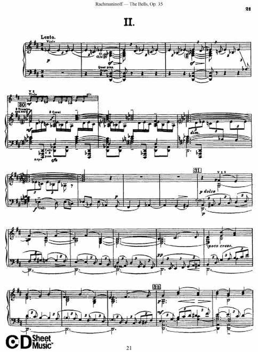 Rachmaninov_op.35_The Bells_vocal钢琴谱