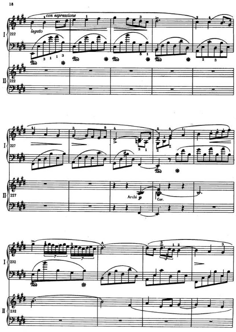 e小调第一钢琴协奏曲 Op.11 Piano Concerto No.1 in e Minor Op.11钢琴谱