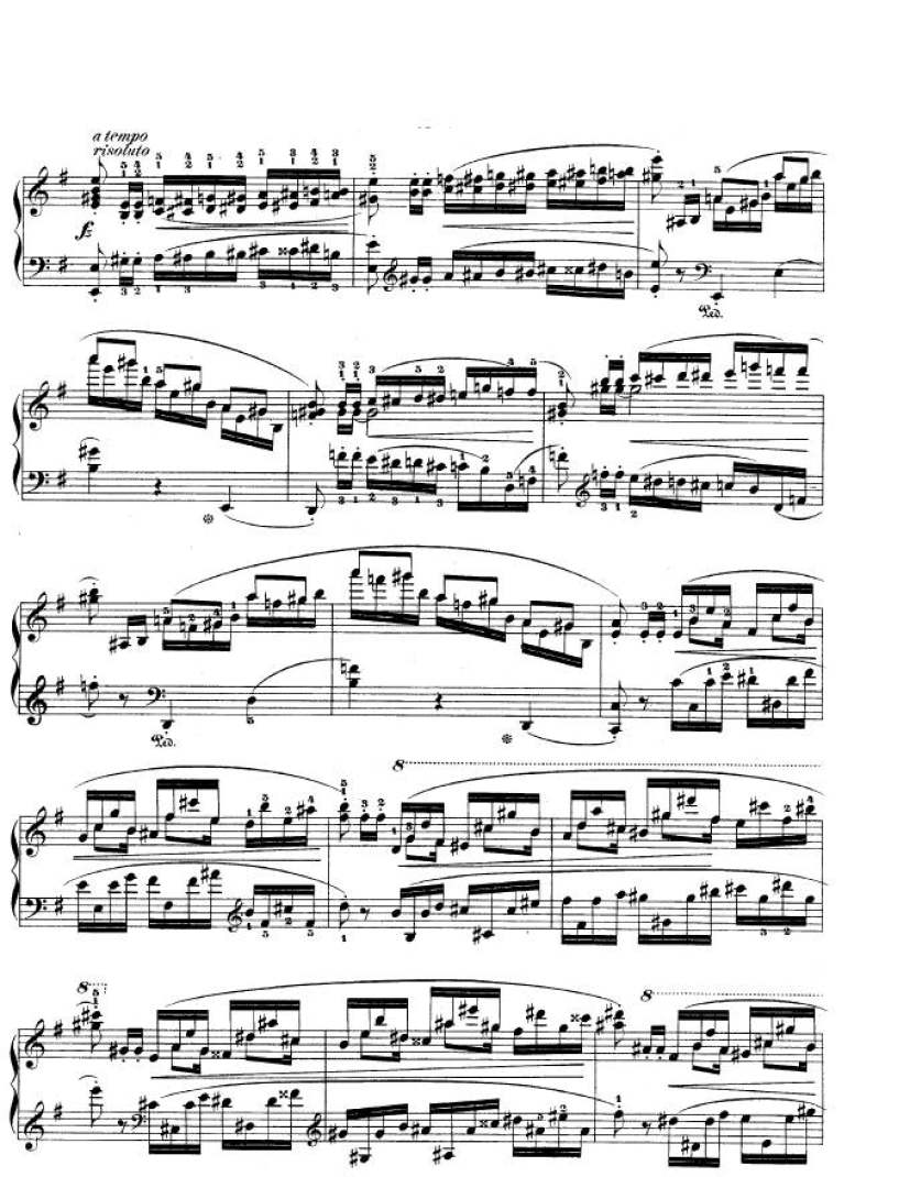 e小调第一钢琴协奏曲 Op.11 Piano Concerto No.1 in e Minor Op.11钢琴谱