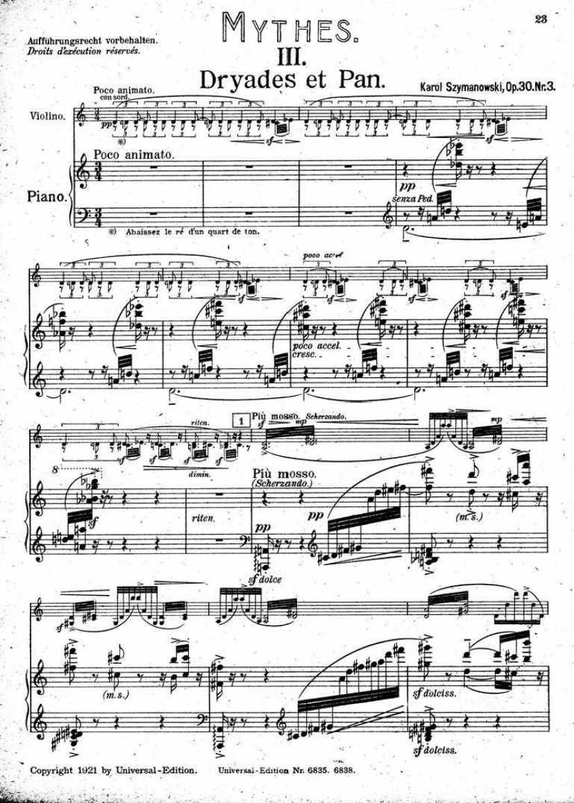 Szymanowski_op.30_Mythes_vln钢琴谱