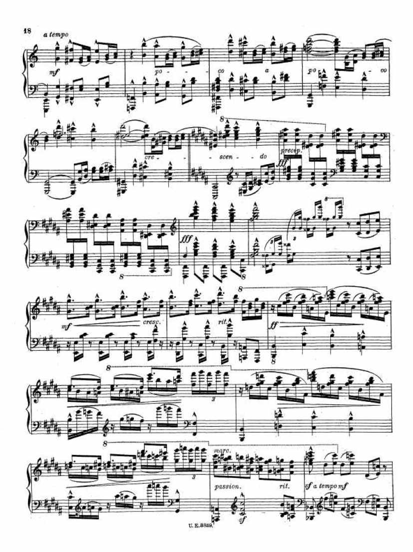 szymanowski 10钢琴谱