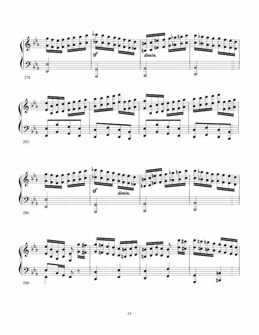 C大调钢琴奏鸣曲 Piano Sonata in C Major Op.7钢琴谱