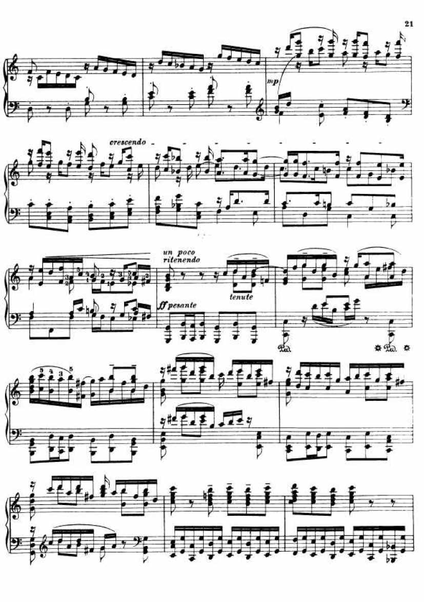 Busoni (Bach)钢琴谱