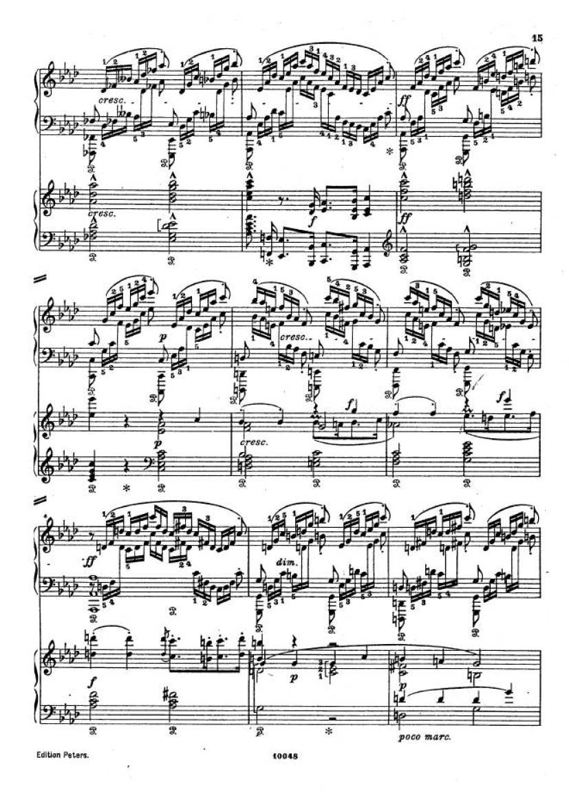 f小调钢琴协奏曲 Piano Concerto in f Minor Op.16钢琴谱