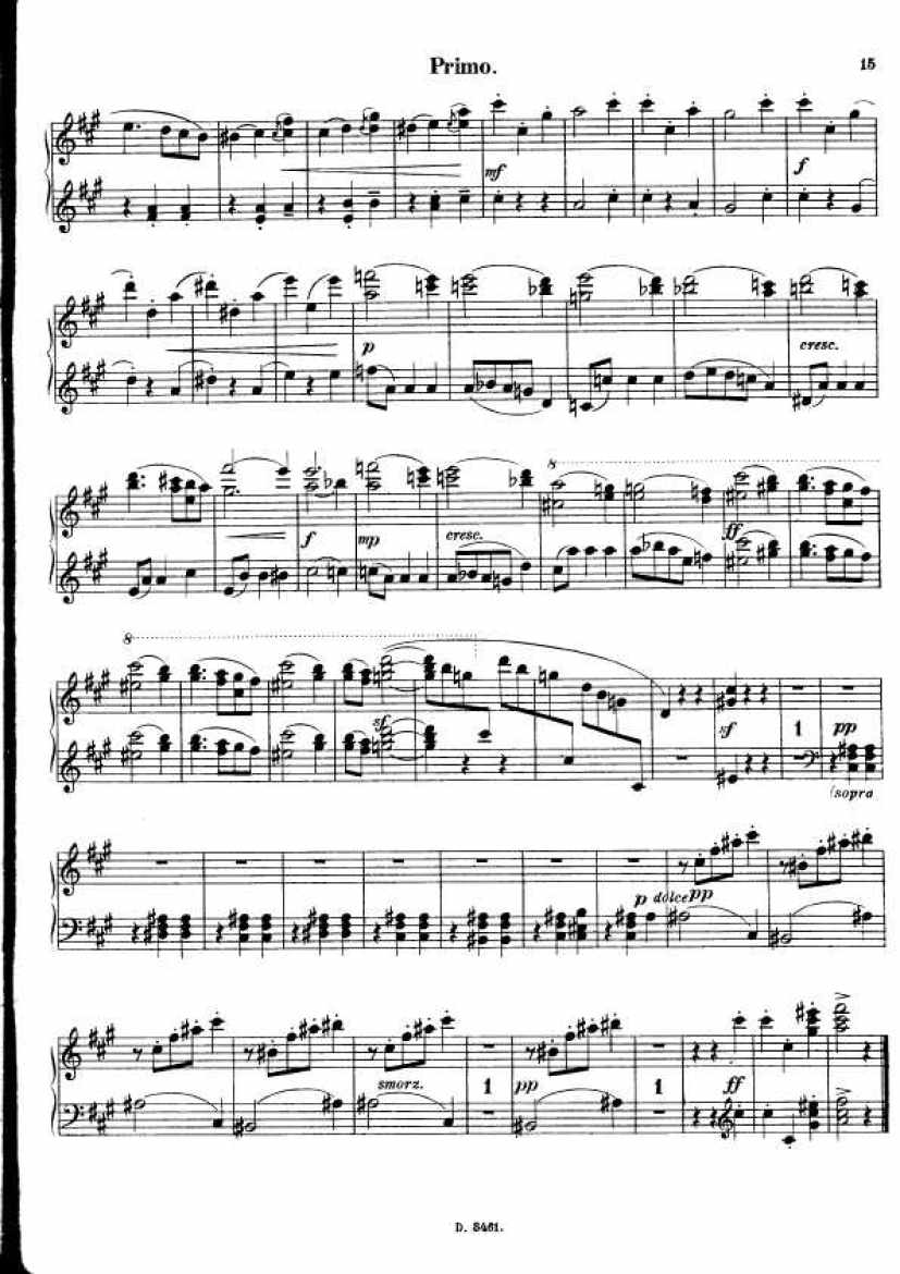 圆舞曲 Walzer Op.3钢琴谱