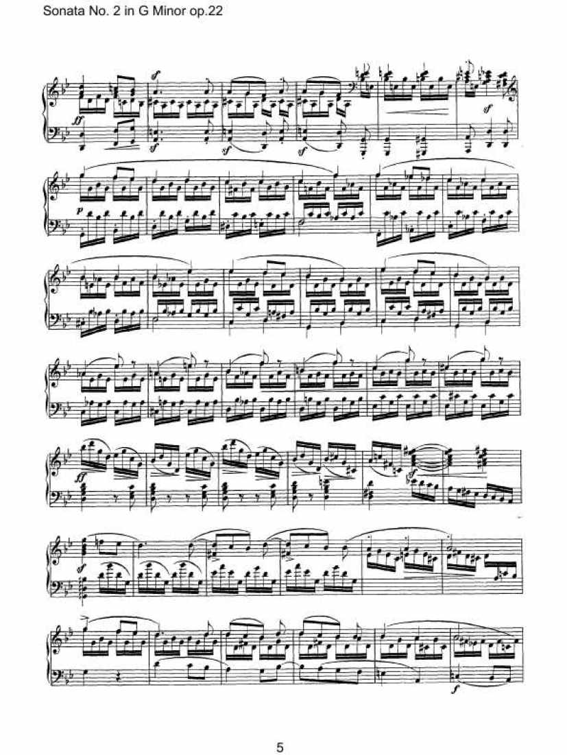 Schumann_op.22_Sonata钢琴谱