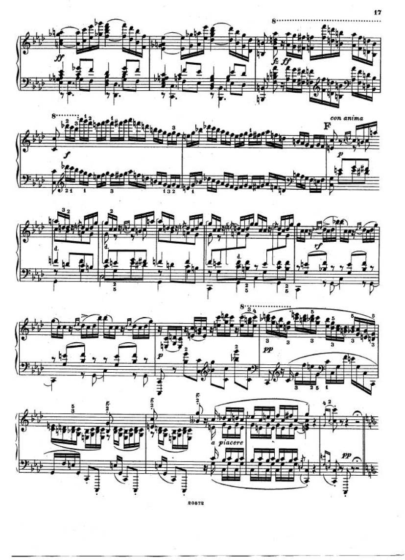 f小调钢琴协奏曲 Piano Concerto in f Minor Op.16钢琴谱