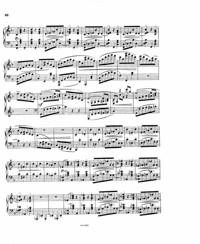 Rubenstein, Anton 12 pieces op. 75 nos9钢琴谱