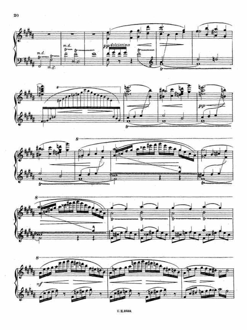 szymanowski 10钢琴谱