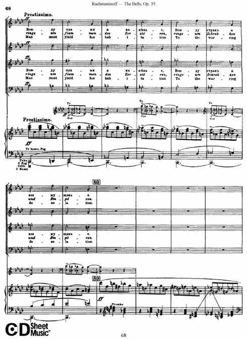 Rachmaninov_op.35_The Bells_vocal钢琴谱