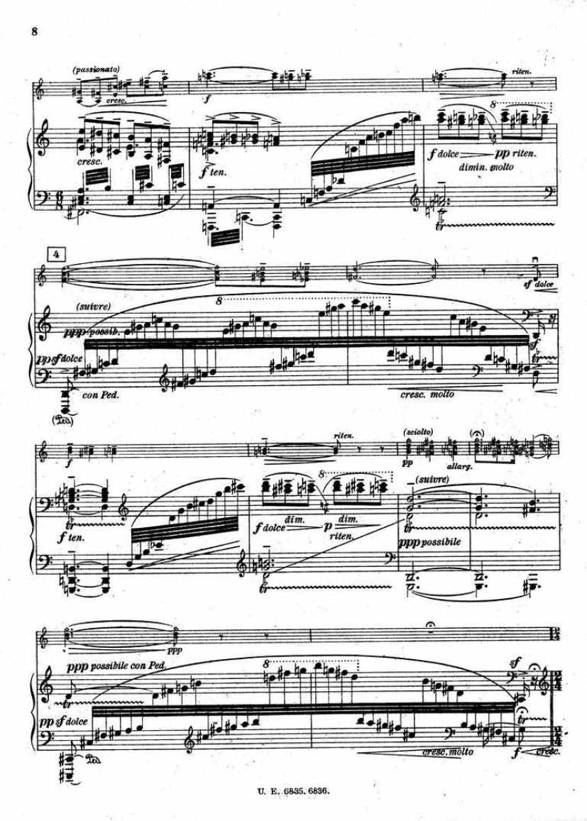 Szymanowski_op.30_Mythes_vln钢琴谱