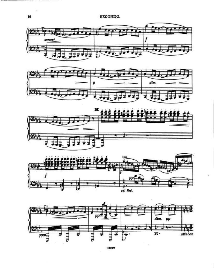 谜的变奏曲 Enigma Variations Op.36 Elgar,4钢琴谱