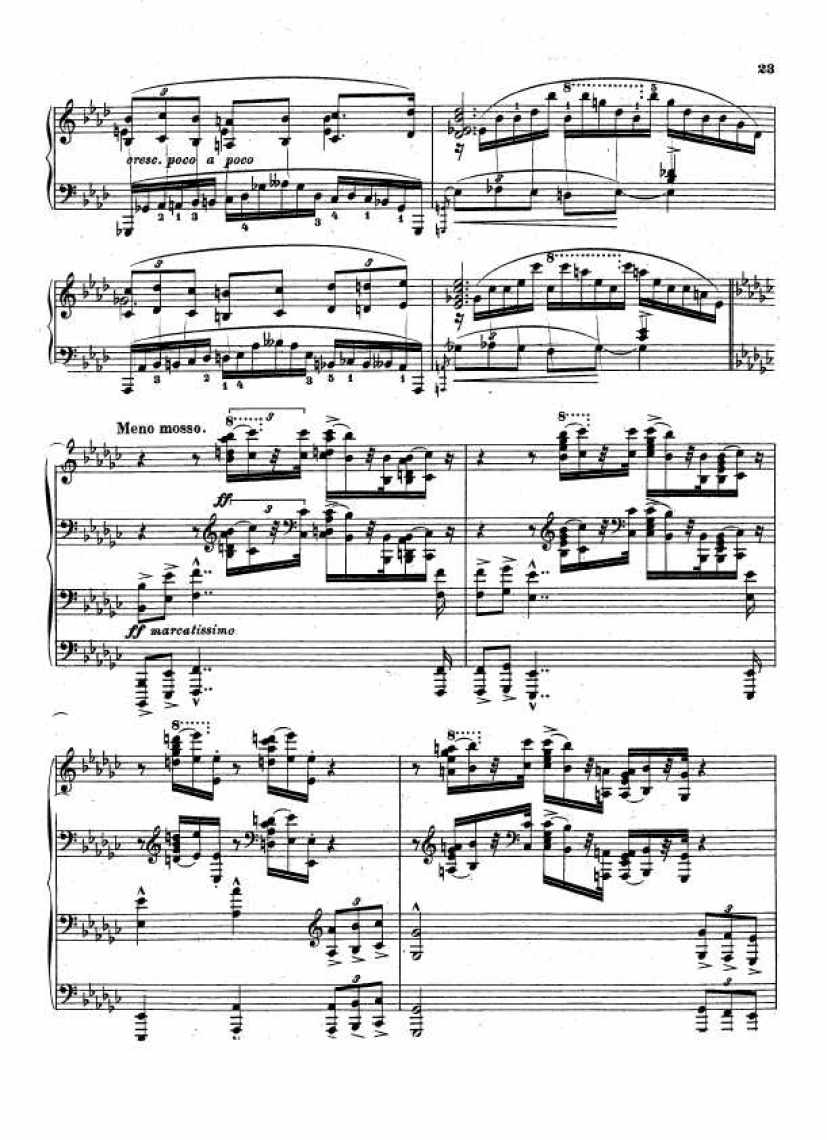 Scharwenka_op.80_Piano_concerto_No.3钢琴谱