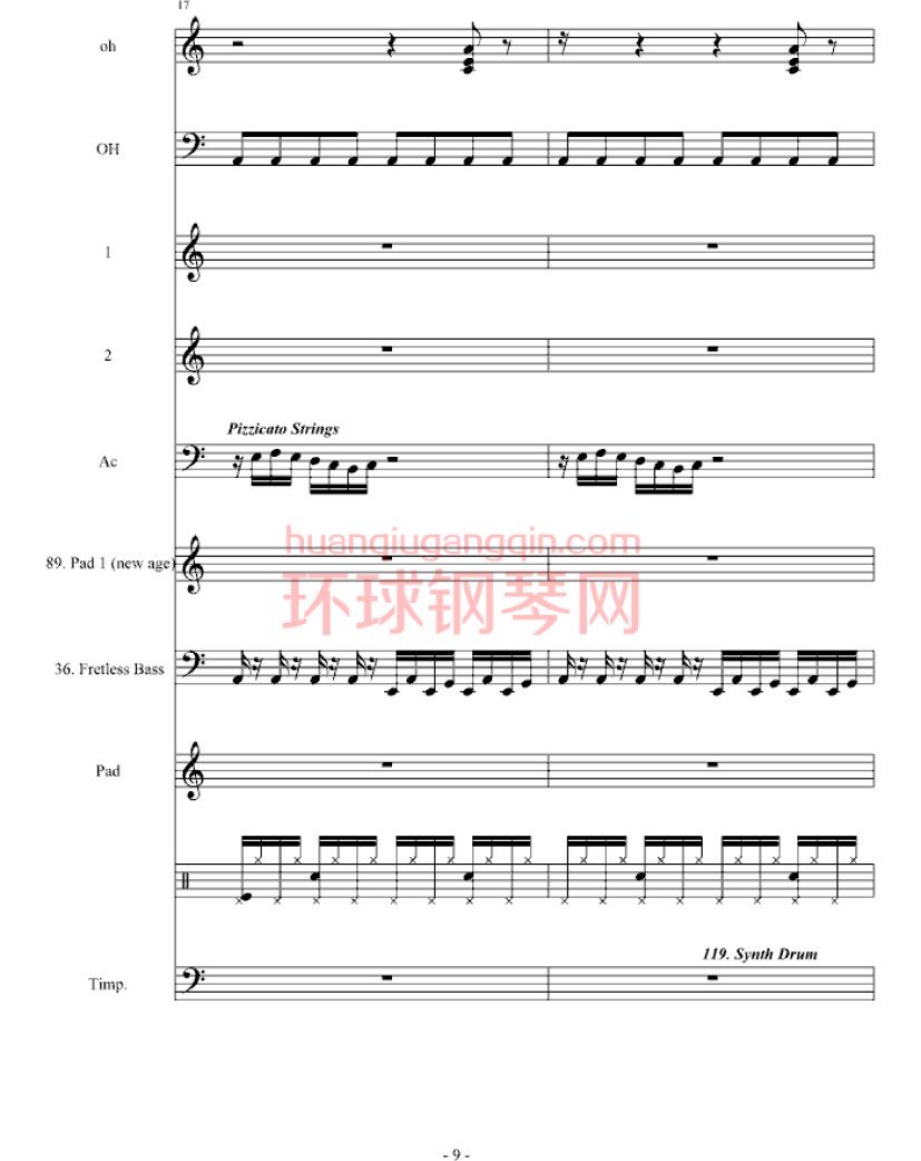 虚张声势(CirahNitex&钢琴叫兽)钢琴谱