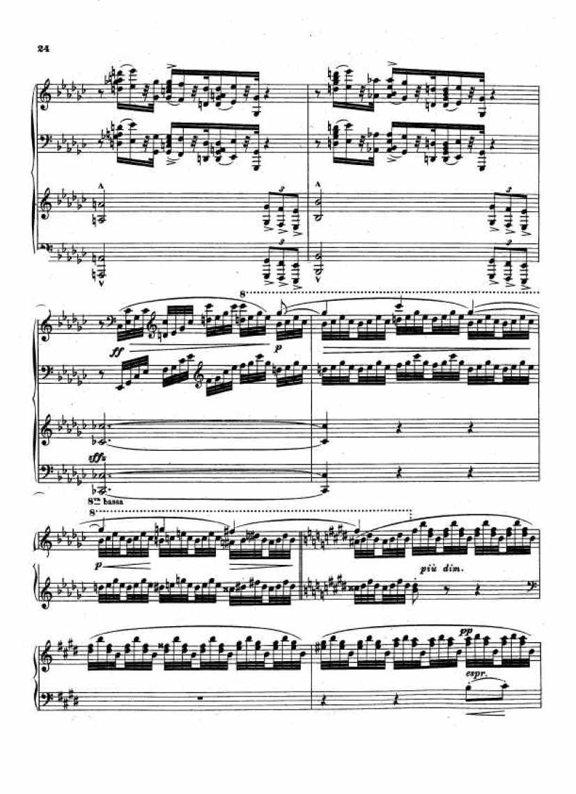 Scharwenka_op.80_Piano_concerto_No.3钢琴谱