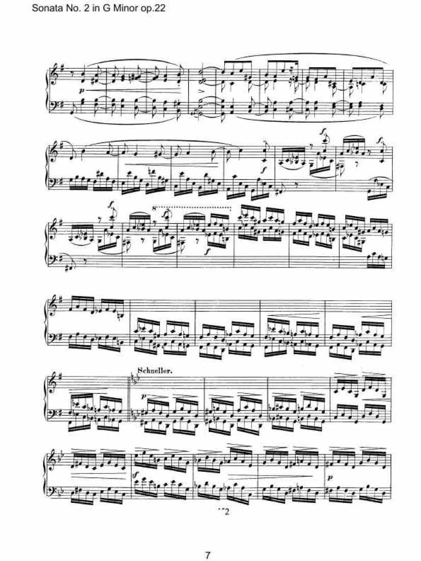 Schumann_op.22_Sonata钢琴谱