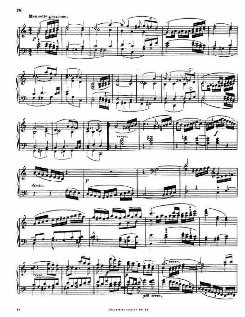 C大调第九弦乐四重奏 String Quartet No.9 in C Major Op.59钢琴谱