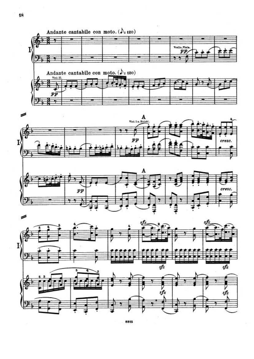 C大调第一交响曲 Symphony No.1 in C Major Op.21钢琴谱