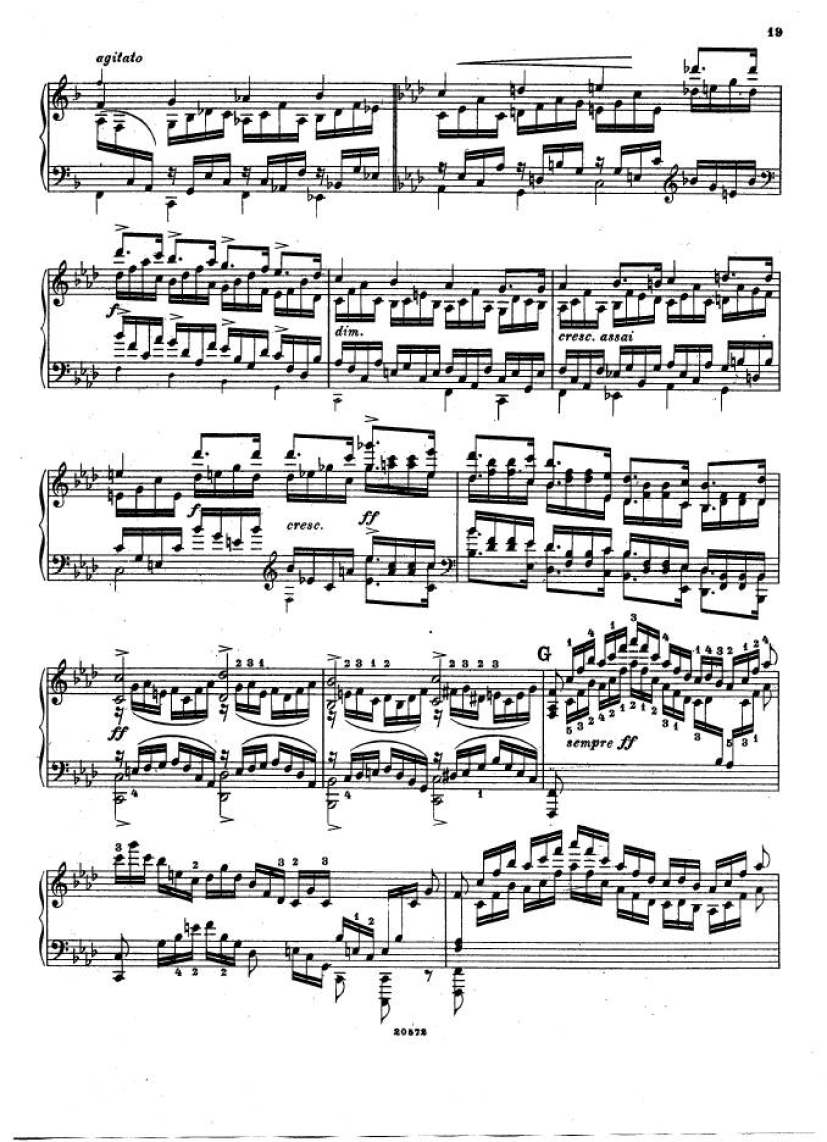 f小调钢琴协奏曲 Piano Concerto in f Minor Op.16钢琴谱