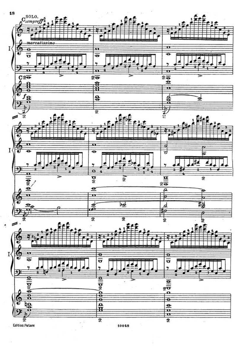 f小调钢琴协奏曲 Piano Concerto in f Minor Op.16钢琴谱