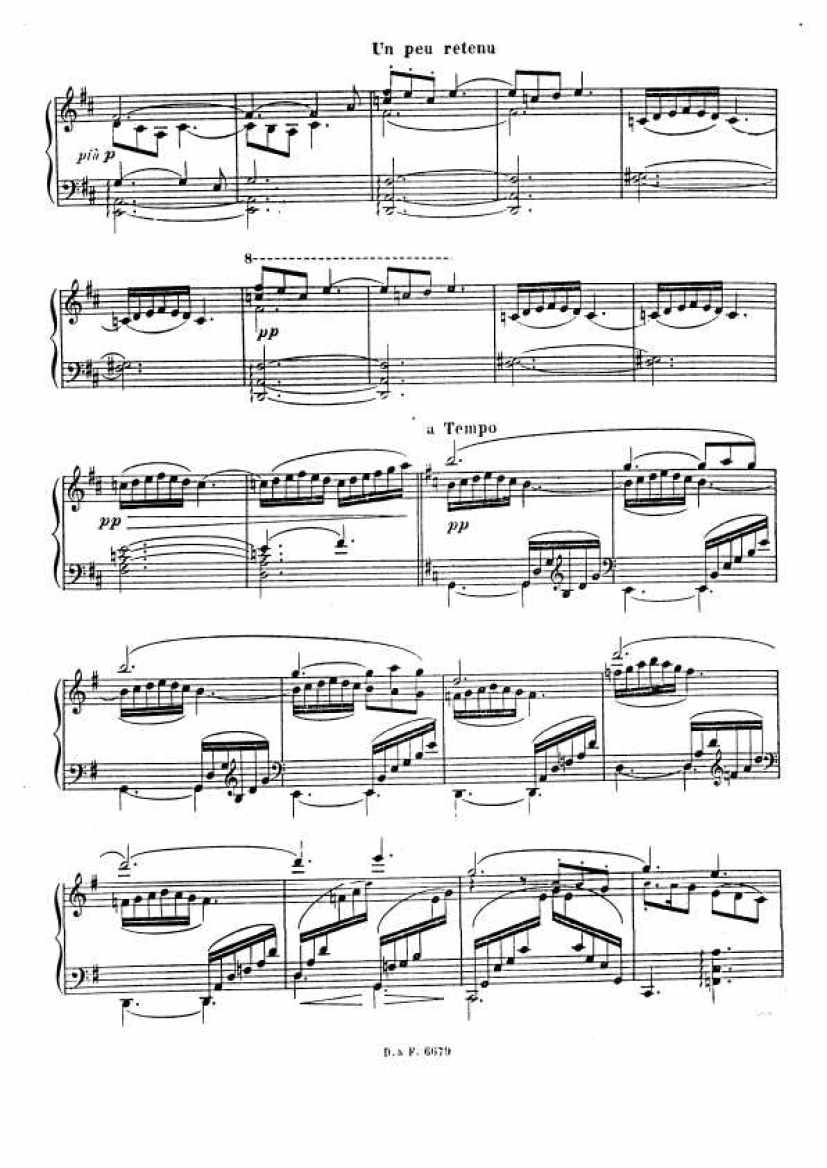 durand_debussy_petite钢琴谱