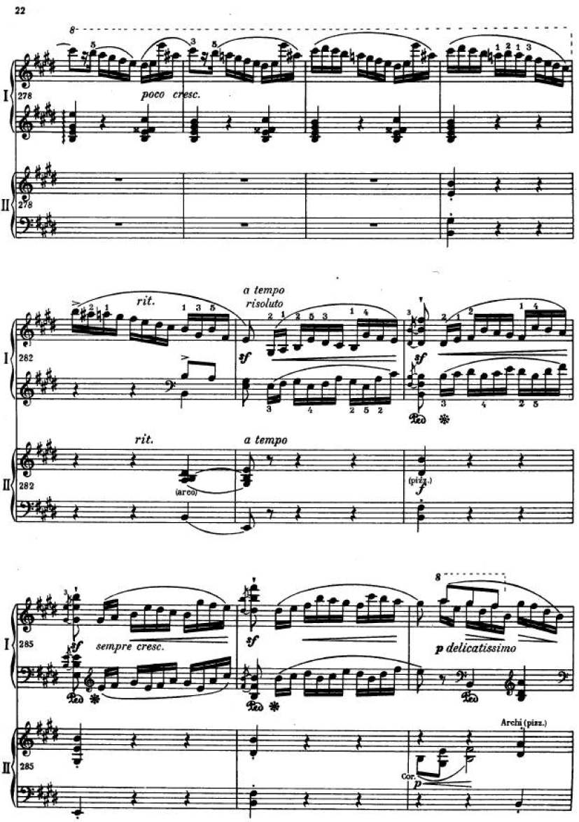 e小调第一钢琴协奏曲 Op.11 Piano Concerto No.1 in e Minor Op.11钢琴谱