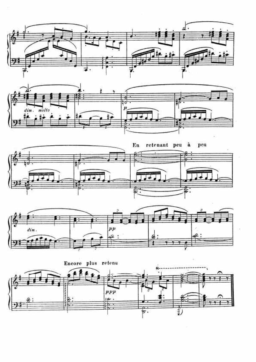 durand_debussy_petite钢琴谱