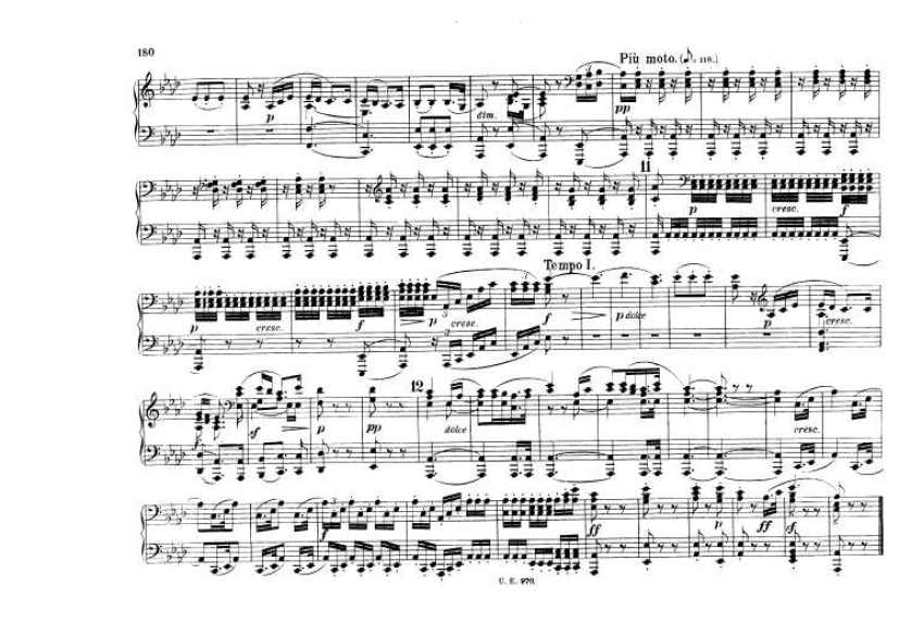 c小调第五交响曲“命运” Scharwenka Symphony No.5 in c Minor Op.67钢琴谱