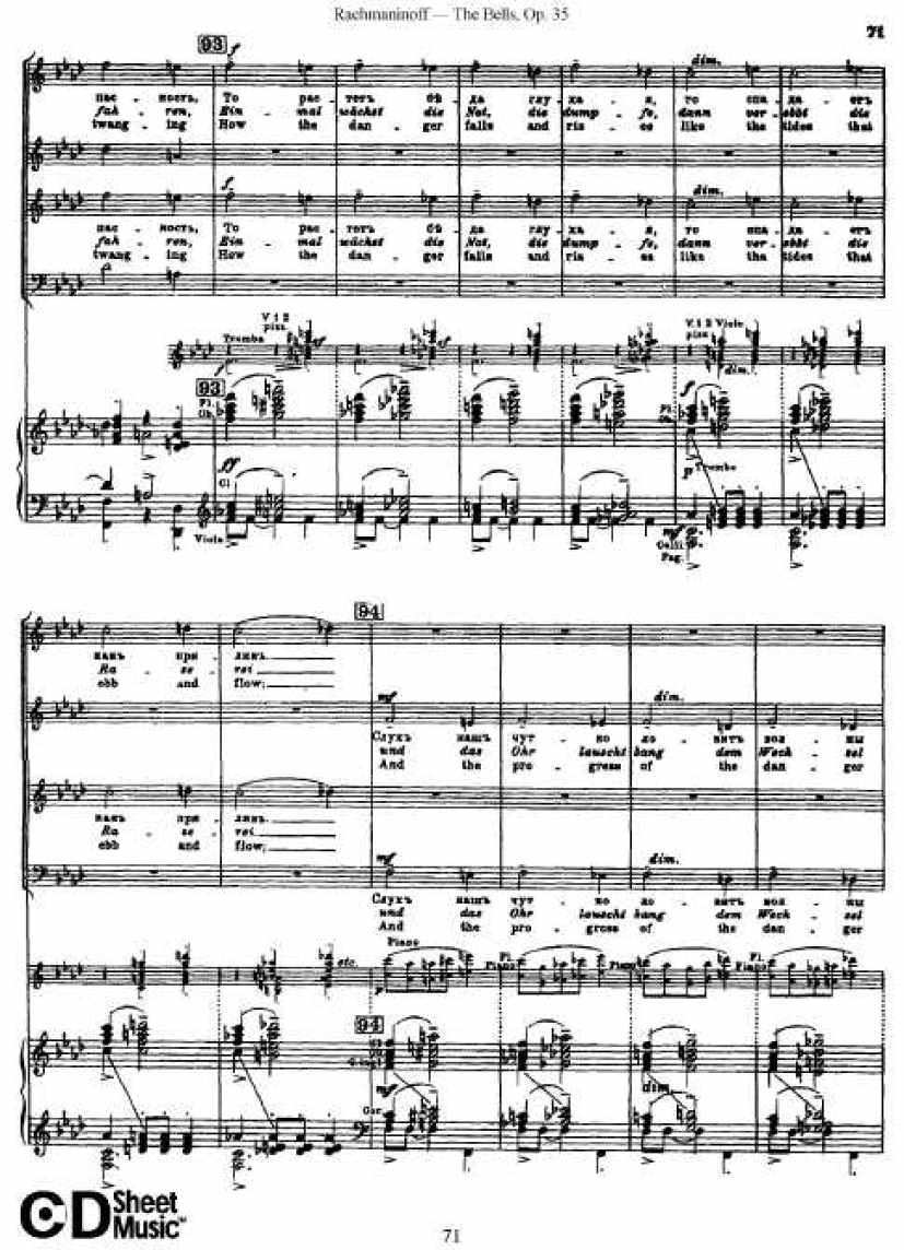 Rachmaninov_op.35_The Bells_vocal钢琴谱