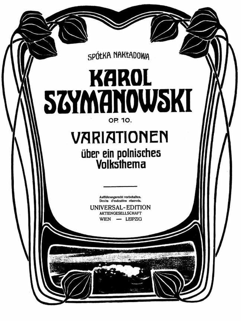 szymanowski 10钢琴谱